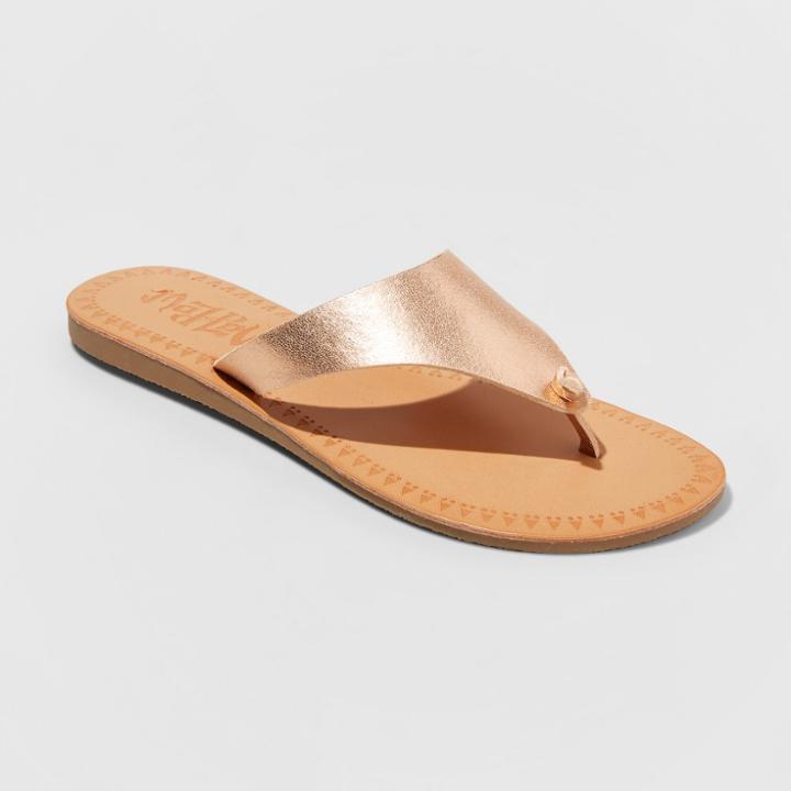 Women's Mad Love Vada Flip Flop Sandal - Rose Gold