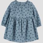 Carter's Just One You Baby Girls' Floral Dress - Navy Blue Newborn