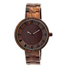 Earth Wood Goods Men's Earth Branch Wood Bracelet Watch-olive, Olive