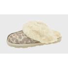 Women's Chandra Leather Slide Slippers - Stars Above Leopard Brown