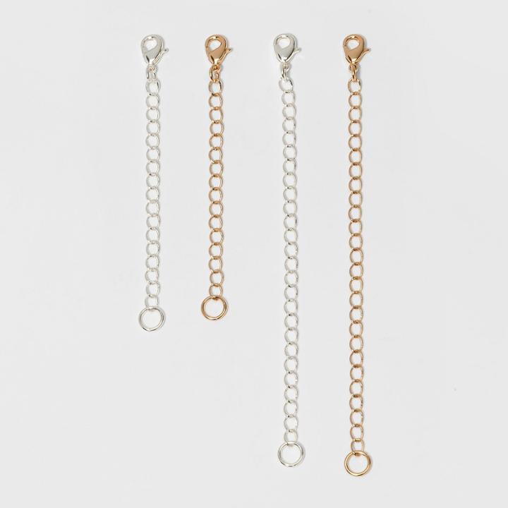 Chain Extenders For Necklace 4pc - A New Day