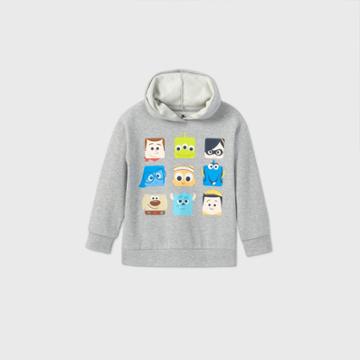 Kids' Disney Pixar Hooded Sweatshirt - Gray Xs - Disney