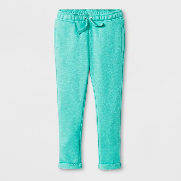 Toddler Girls' Jogger Pants - Cat & Jack Iridescent Green