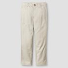 Oversizeboys' Reinforced Knee Flat Front Uniform Chino Pants - Cat & Jack Brown