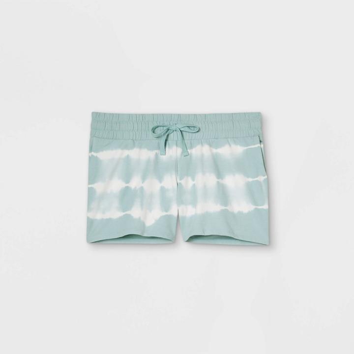 Maternity Tie-dye Match Back Pull-on Shorts - Isabel Maternity By Ingrid & Isabel Blue