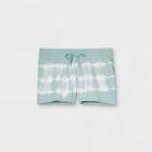 Maternity Tie-dye Match Back Pull-on Shorts - Isabel Maternity By Ingrid & Isabel Blue