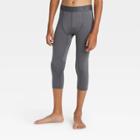 Boys' 3/4 Fitted Performance Tights - All In Motion Gray