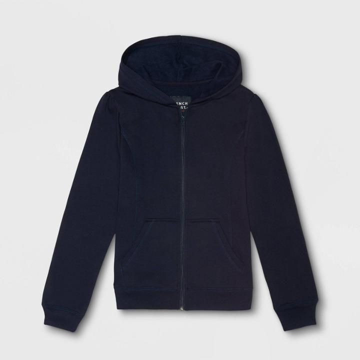 French Toast Girls' Uniform Fleece Hoodie - Navy