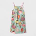 Happy By Pink Chicken Pink Chicken Girls' Hot Air Baloon Shift Dress - Blue