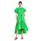Puff Sleeve High-low Dress - Christopher John Rogers For Target Green Xxs