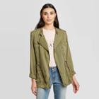 Women's Long Sleeve Jacket - Knox Rose Olive Xs, Women's, Green
