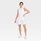Women's Polo Tank Dress - All In Motion White