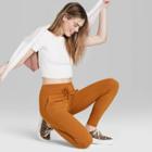 Women's High-waisted Pocket Leggings - Wild Fable Rust