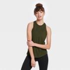 Women's Essential Racerback Tank Top - All In Motion Olive Green