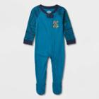 Baby Joy Print Matching Family Footed Pajama - Wondershop Blue