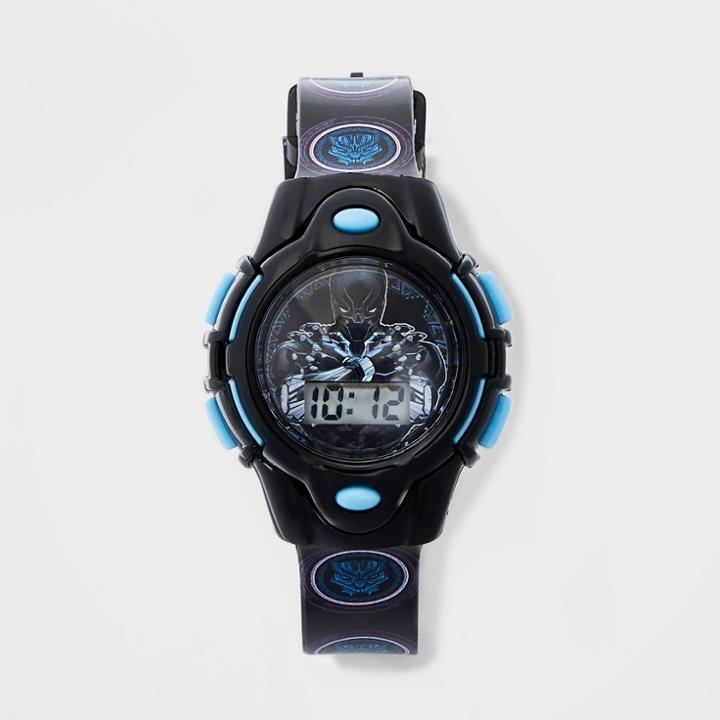 Boys' Marvel Black Panther Watch - Black