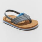 Toddler Boys' Bronx Slip-on Thong Sandals - Cat & Jack Gray