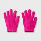 Women's Magic Tech Touch Gloves - Wild Fable Pink