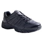 Dickies Men's Athletic Lace Leather Slip Resistant Sneakers - Black, Men's,