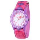 Target Girls' Red Balloon Purple Plastic Time Teacher Watch - Pink