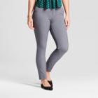 Women's Skinny Curvy Bi-stretch Twill Pants - A New Day Gray