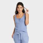 Women's U-neck Sweater Tank - Universal Thread Blue