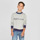 Boys' Long Sleeve Pullover Sweater - Cat & Jack Gray