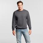 Men's Hanes Premium Fleece Sweatshirt With Fresh Iq - Slate (grey) Gray