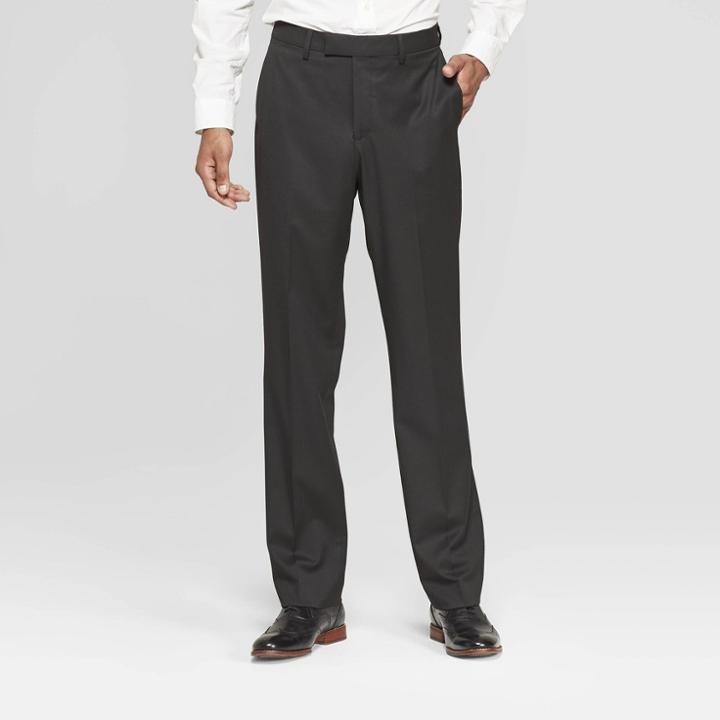 Men's 30 Standard Fit Suit Pants - Goodfellow & Co Black Tie