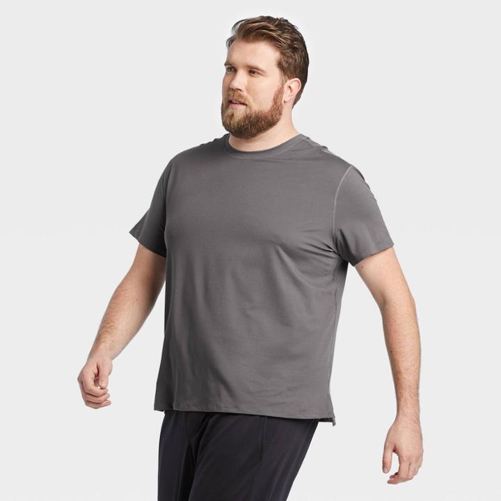 Men's Short Sleeve Performance T-shirt - All In Motion Gray S, Men's,