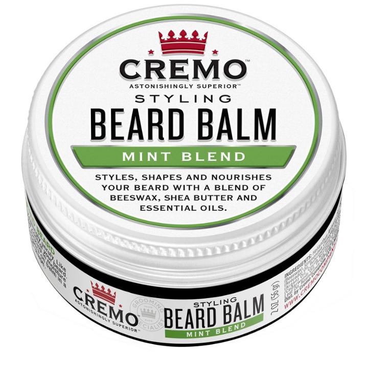 Cremo Mint Blend Styling Beard Balm - Nourishing & Moisturizing