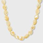 Shell Bead Necklace - A New Day Yellow