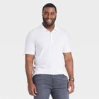Men's Tall Short Sleeve Performance Polo Shirt - Goodfellow & Co White