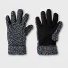 Boys' Frosted Sherpa Gloves - Cat & Jack Gray One