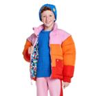 Kids' Color Block Puffer Jacket - Lego Collection X Target Pink/orange/red
