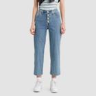 Levi's Women's Mile High Wide Leg Cropped Jeans - Stonewash