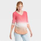 V-neck Essential Pullover Maternity Sweater - Isabel Maternity By Ingrid & Isabel Pink