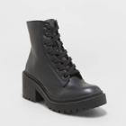 Women's Brie Combat Boots - A New Day Black