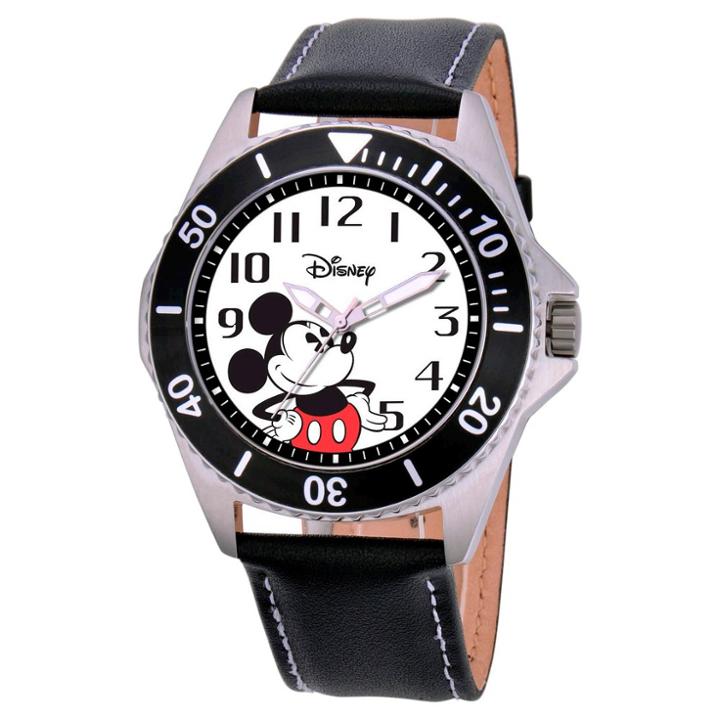 Men's Disney Mickey Mouse Honor Watch - Black, Men's,