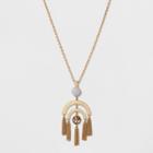 Sugarfix By Baublebar Mixed Media Pendant Necklace - Gold