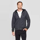 Men's Standard Fit Sherpa Lined Softshell Jacket - Goodfellow & Co Charcoal Heather