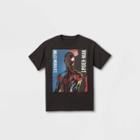 Boys' Marvel Miles Morales Spider-man Short Sleeve Graphic T-shirt - Black