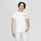 Men's Short Sleeve Crew Neck Florida Graphic T-shirt - Awake White