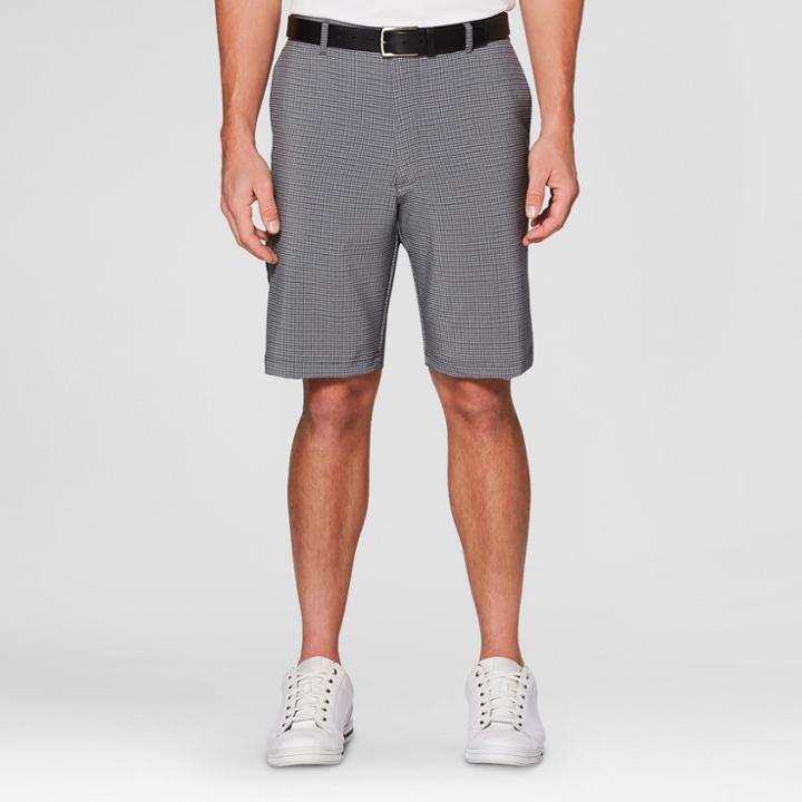 Men's Houndstooth Golf Shorts - Jack Nicklaus Quiet Shade/dark Gray