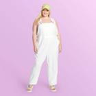 Women's Plus Size Overalls - Stoney Clover Lane X Target White