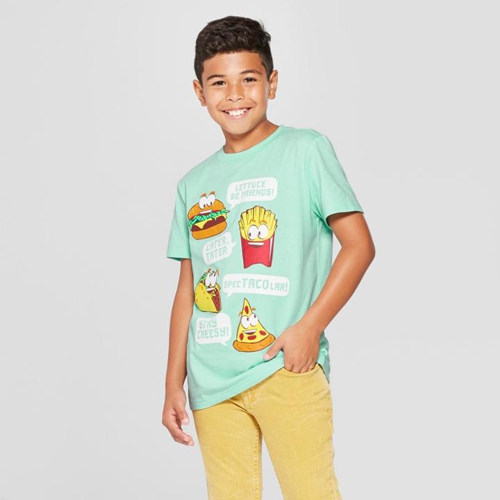 Boys' Food Short Sleeve Graphic T-shirt - Cat & Jack Green