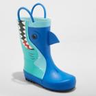 Toddler Boys' Cesar Rain Boots - Cat & Jack Blue