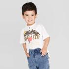 Toddler Boys' Short Sleeve 'explore More' Henley T-shirt - Art Class Ivory