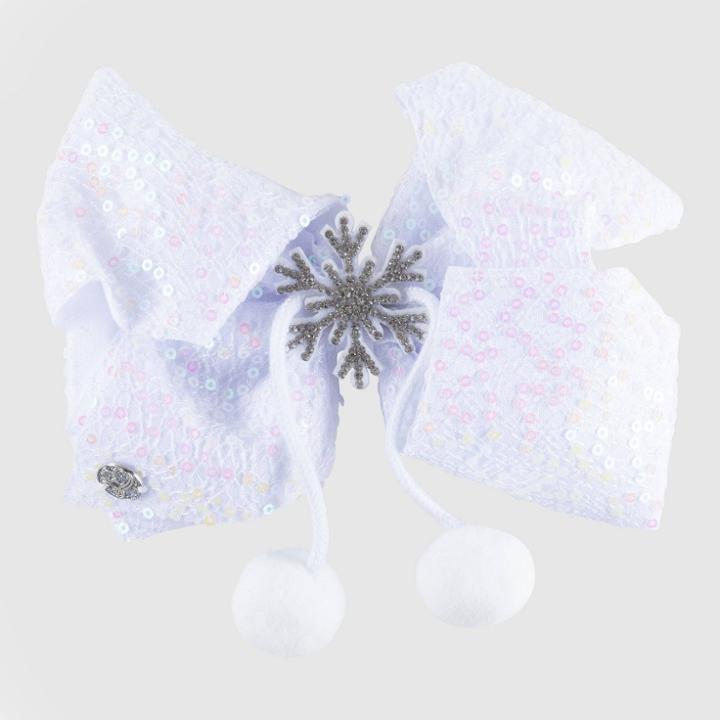 Girls' Jojo Siwa Glitter And Pom Pom Bow Hair Clip
