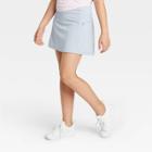 Girls' Stretch Woven Performance Skort - All In Motion Gray